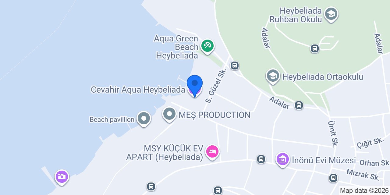 Cevahir Aqua Heybeliada konumu
