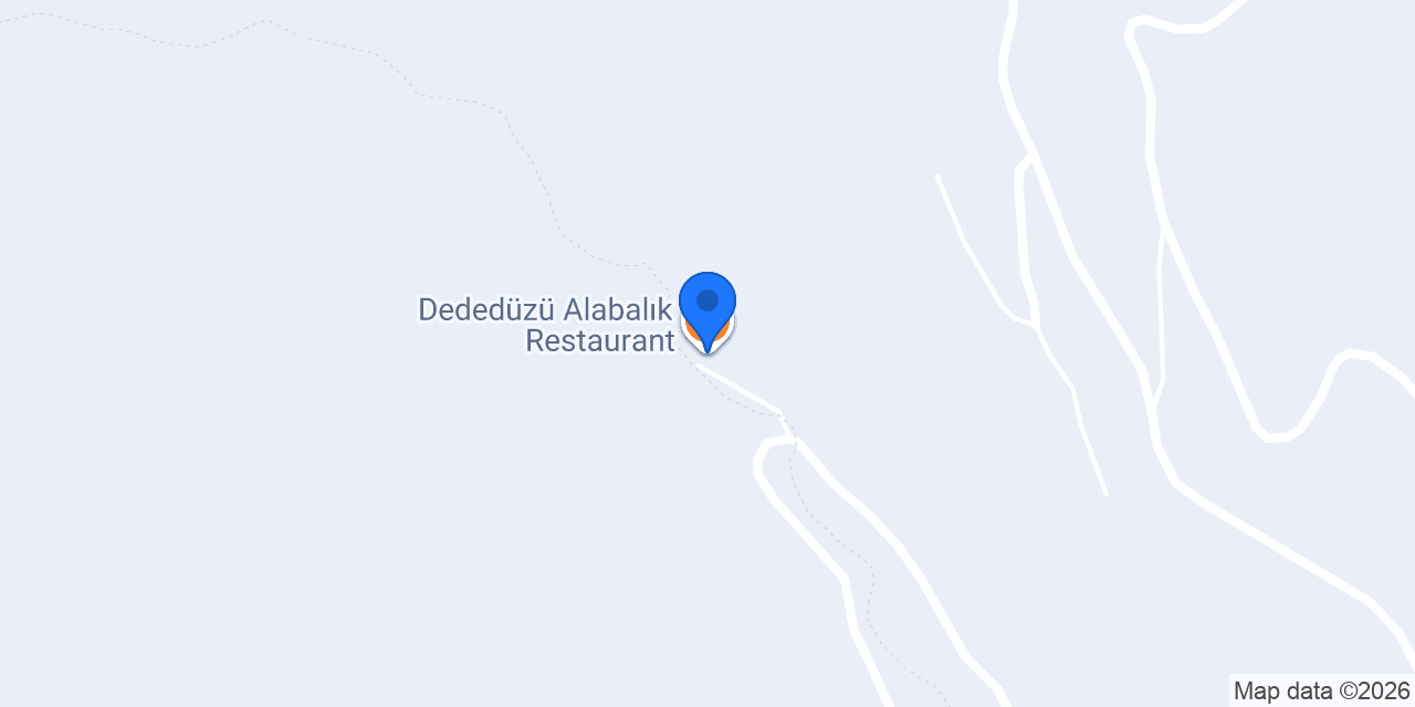 Dededüzü Alabalık Restaurant konumu
