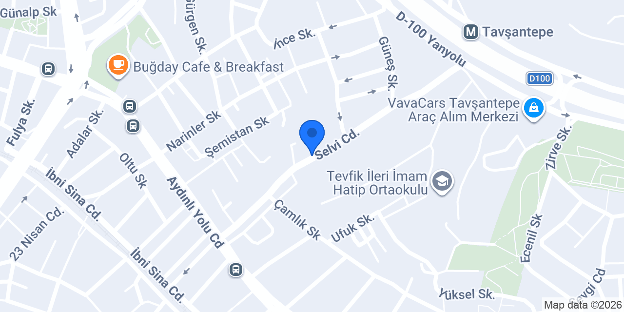 Pendik İlçe Emniyet Müdürlüğü konumu