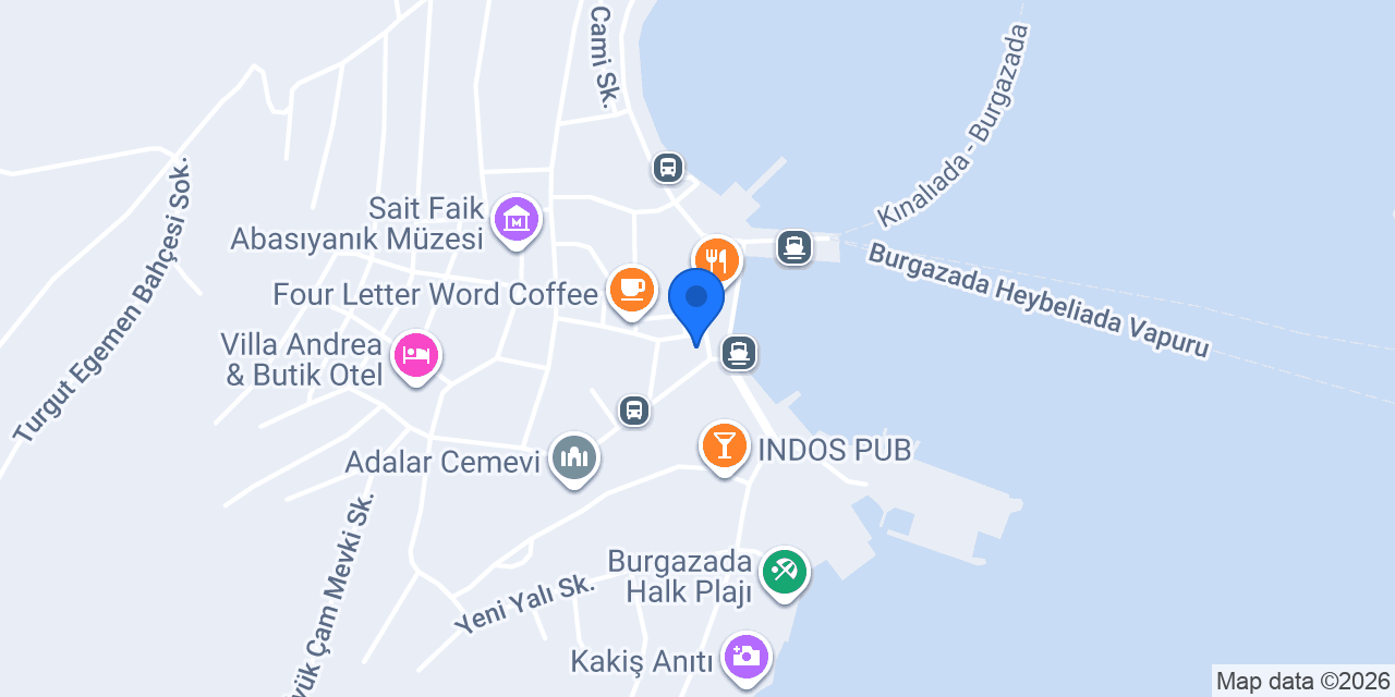 Kınalıada Kasap Saffet konumu