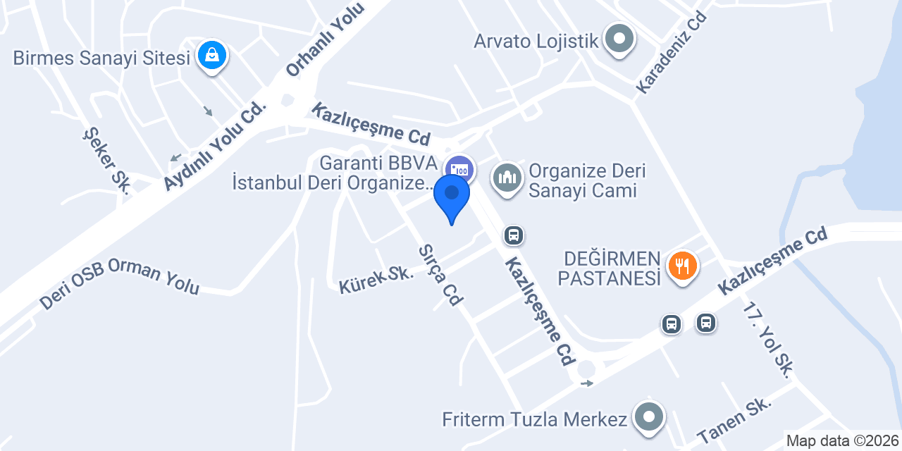 Beş S Emek Mühendislik konumu