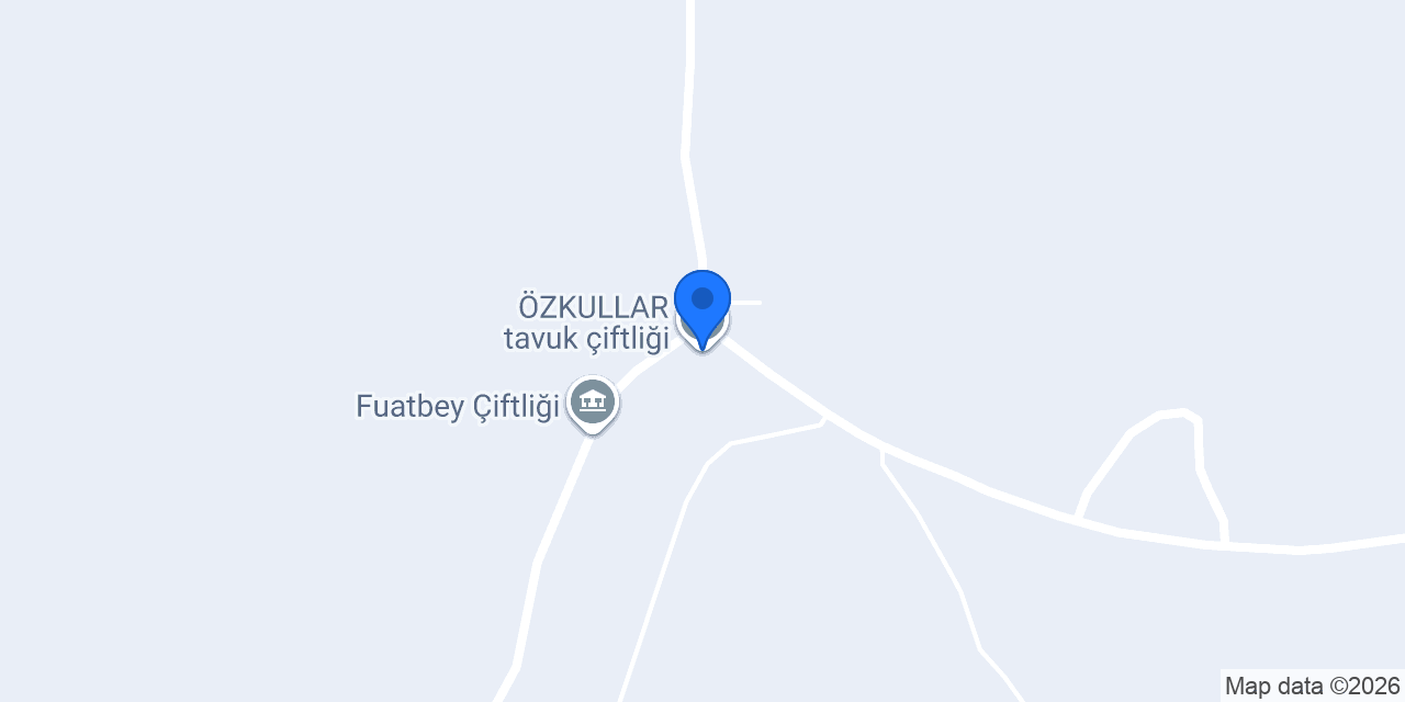 ÖZKULLAR tavuk çiftliği konumu