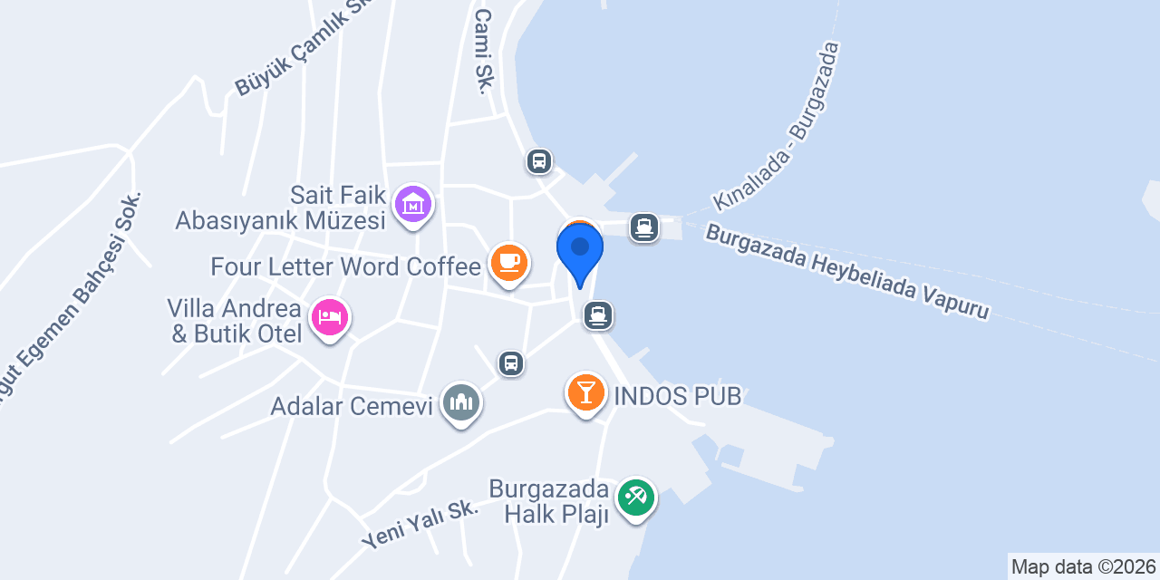 Burgazada Barba konumu