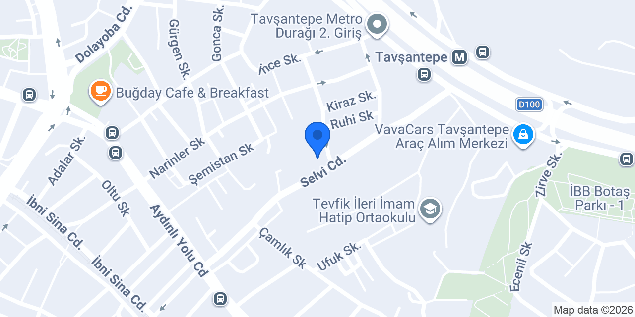 Tavşantepe İrşad Camii konumu