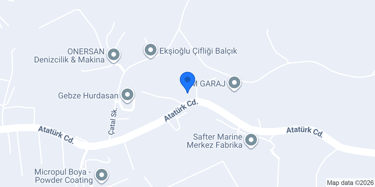 Cinoğlu konteyner prefabrik konumu