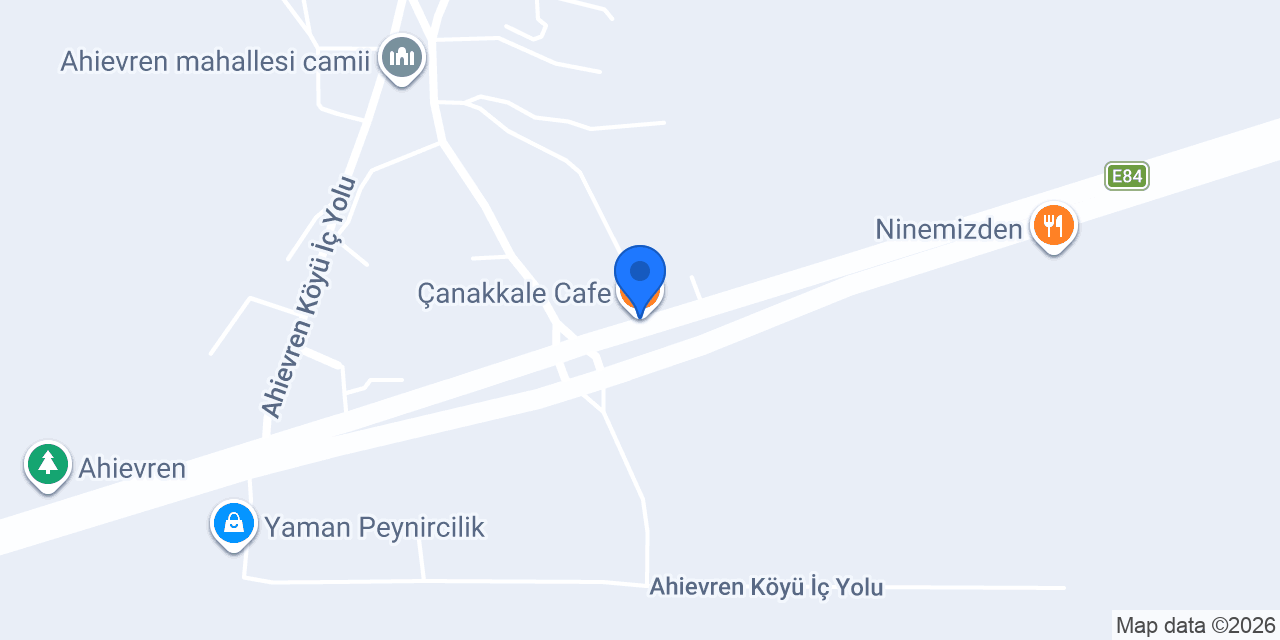 Çanakkale Cafe konumu