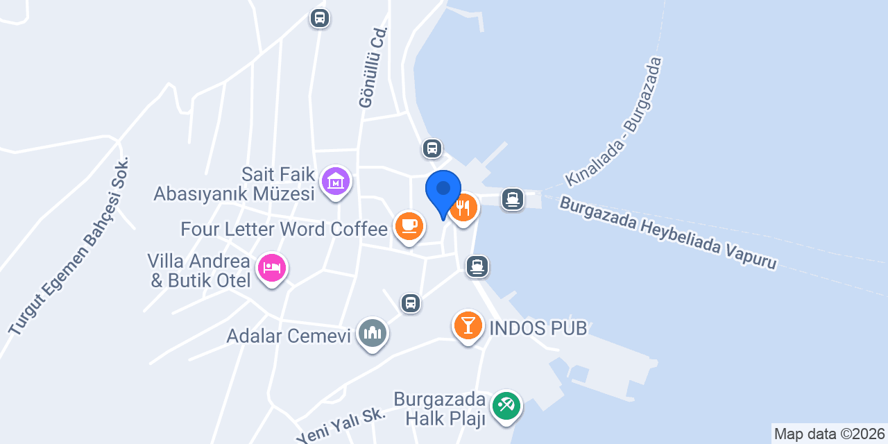 Ptt-burgazada Şubesi konumu