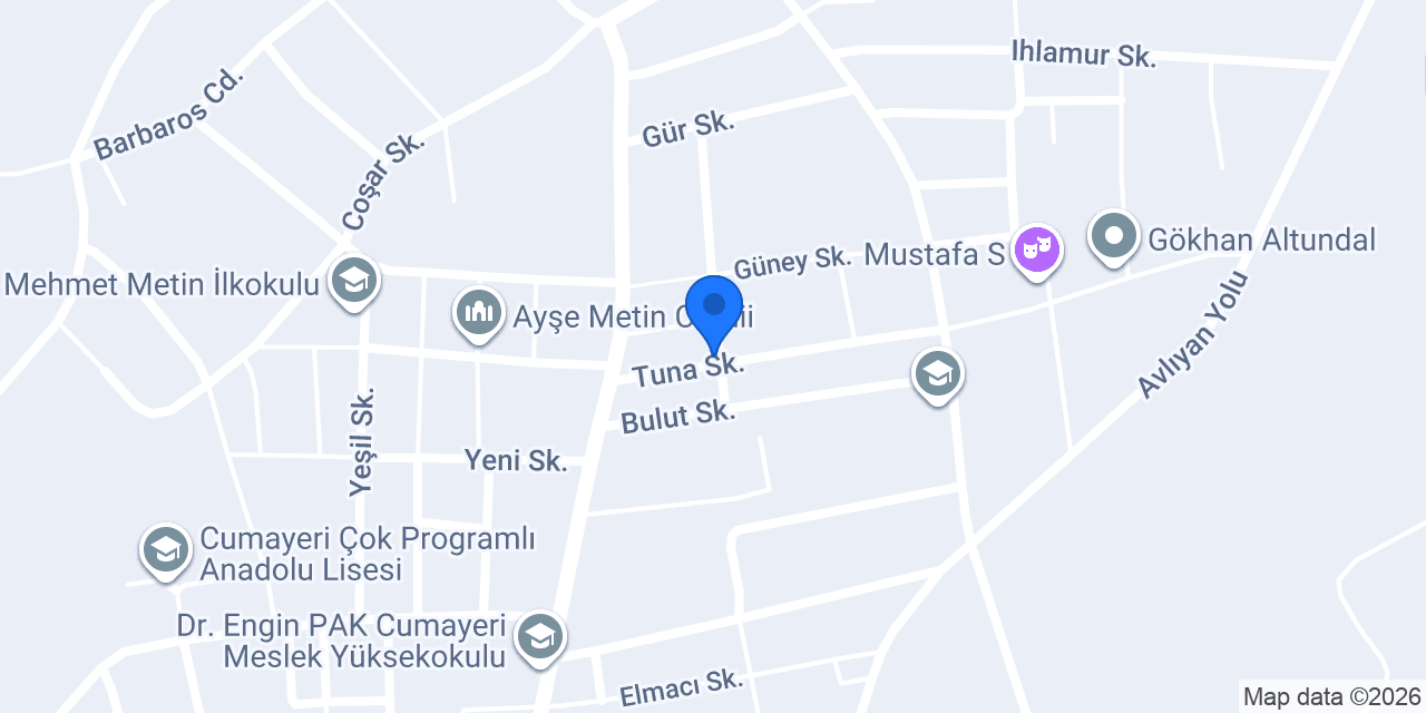 Kuafor Erkan konumu