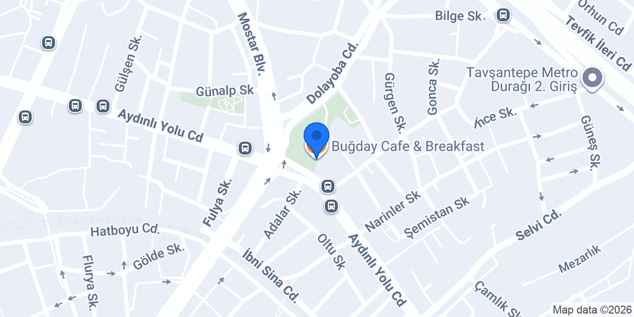 Buğday Cafe & Breakfast konumu