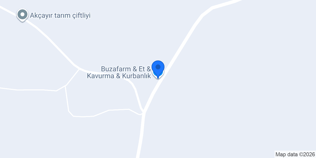 Buzafarm & Et & Kavurma & Kurbanlık konumu