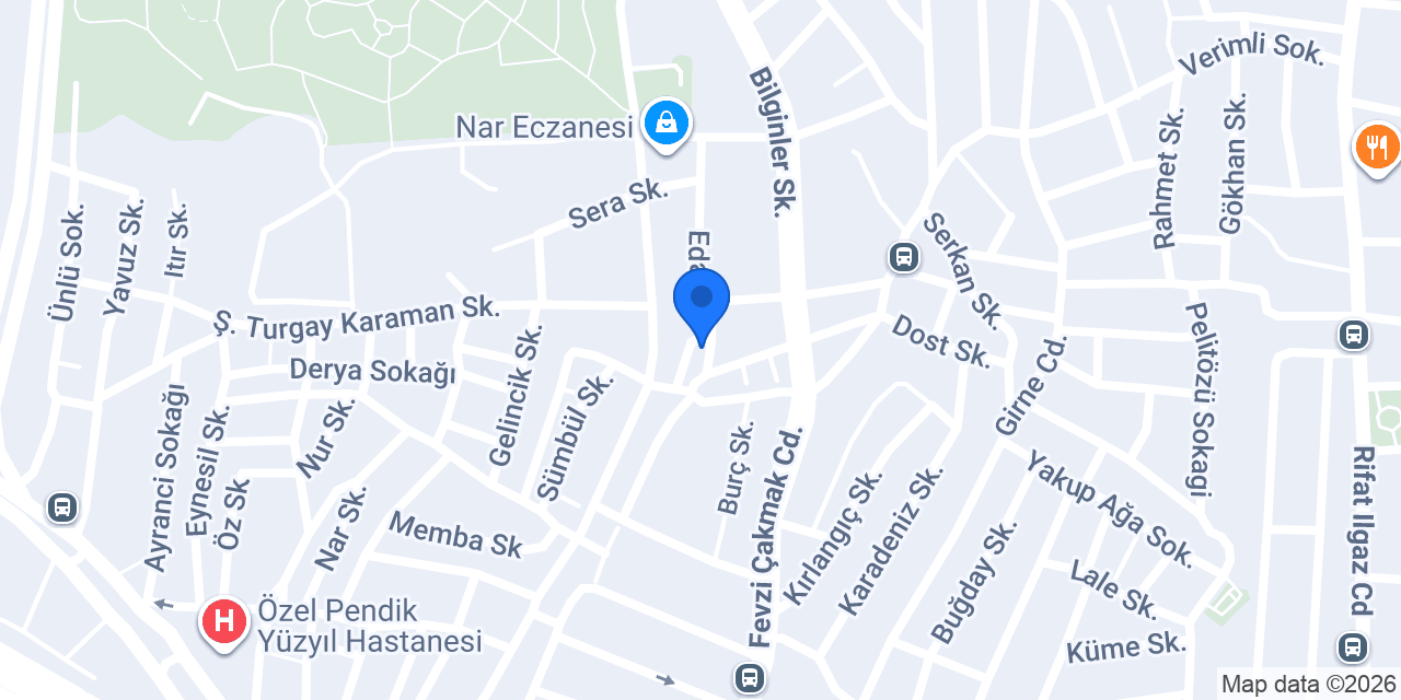 Pendik Adak konumu