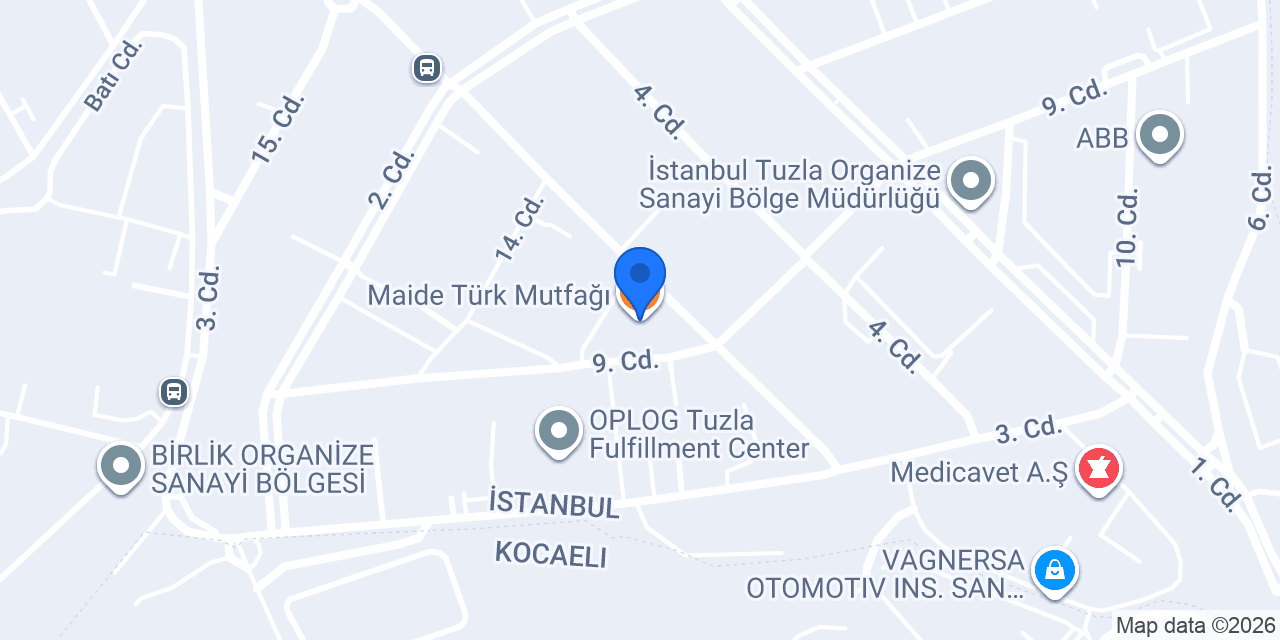 Maide Türk Mutfağı konumu