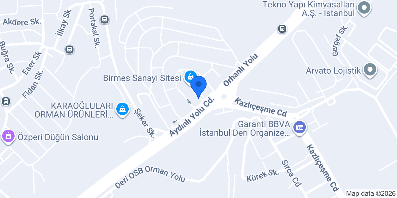 Çelenk Rulman konumu