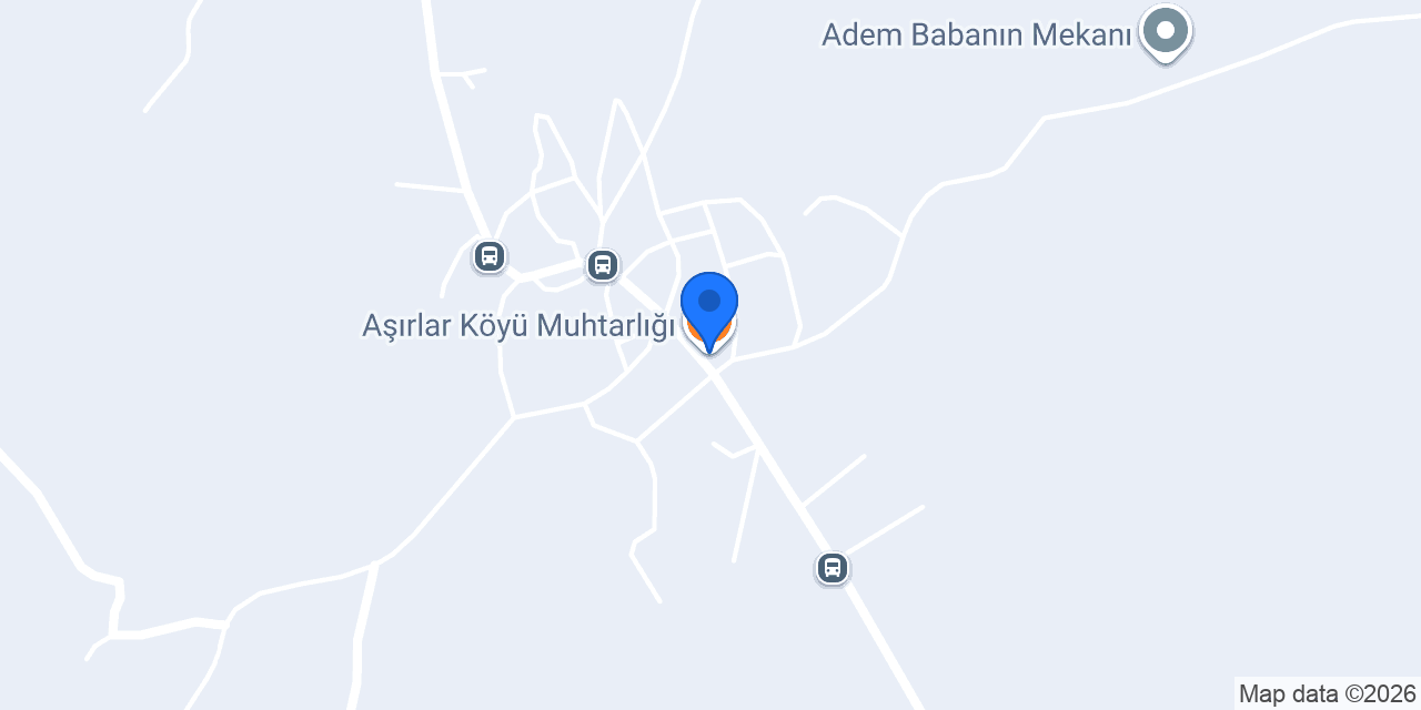 Aşırlar Köyü Muhtarlığı konumu
