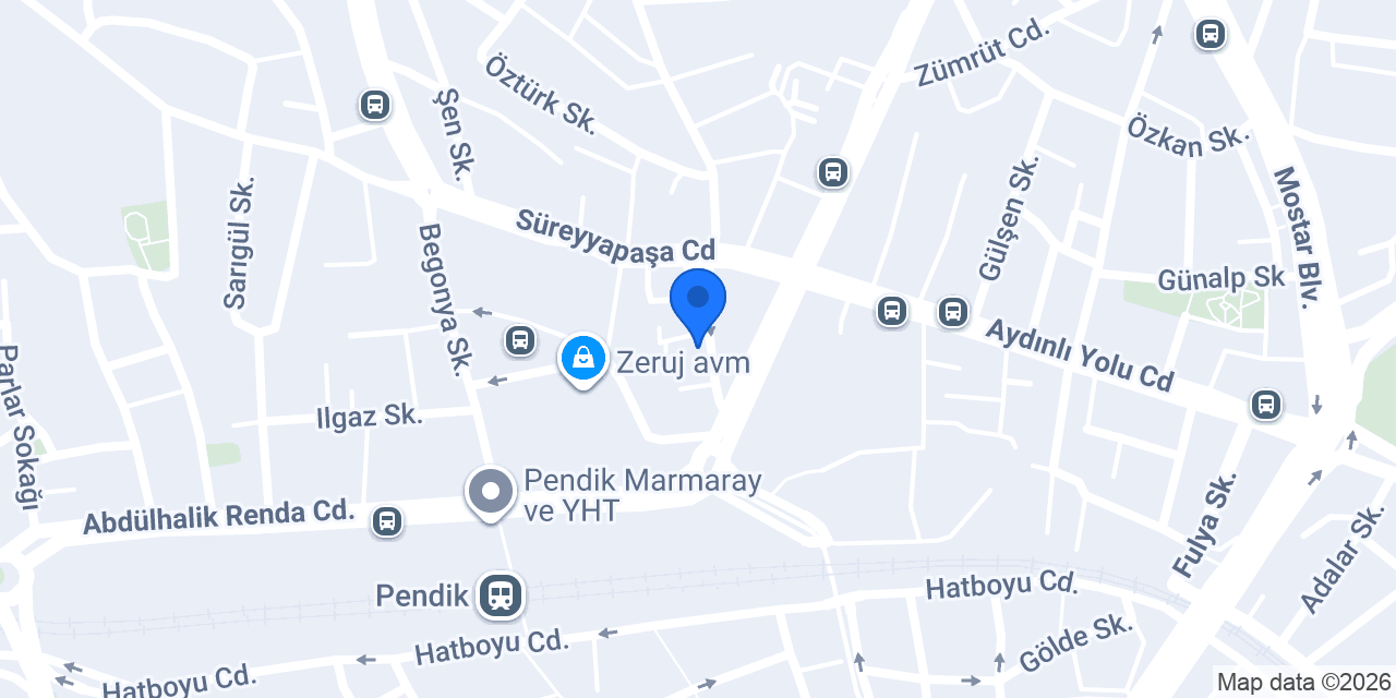 Mavi Sanat Atölyesi konumu