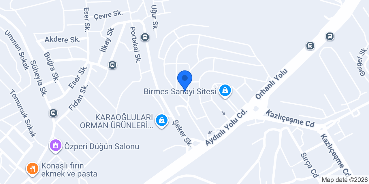 Birsen Havalandırma konumu