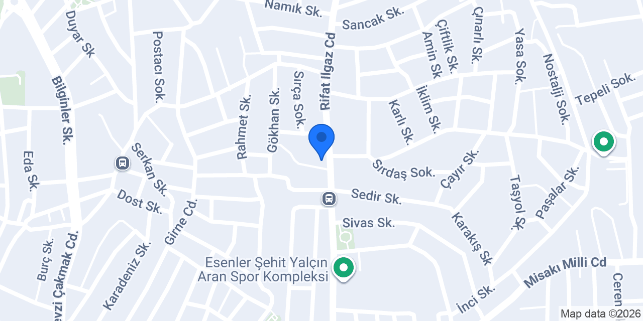 Yeşilada Market konumu