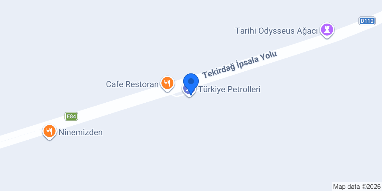 İpragaz - Maraş Petrol konumu