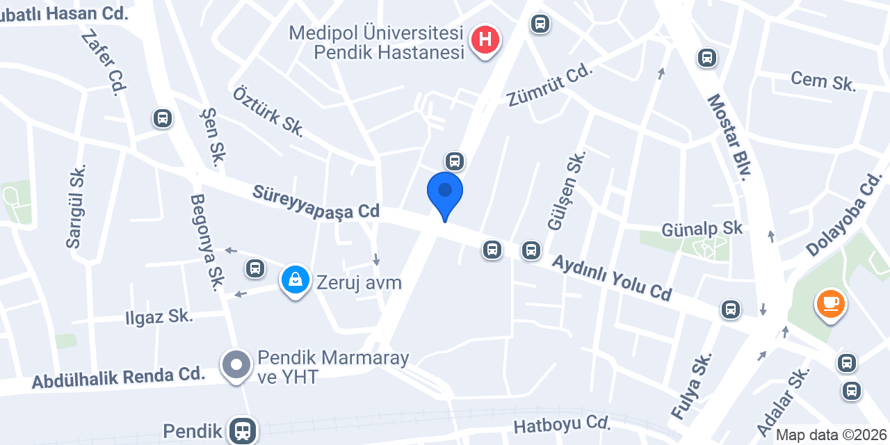 FuzulEv Pendik Şube konumu