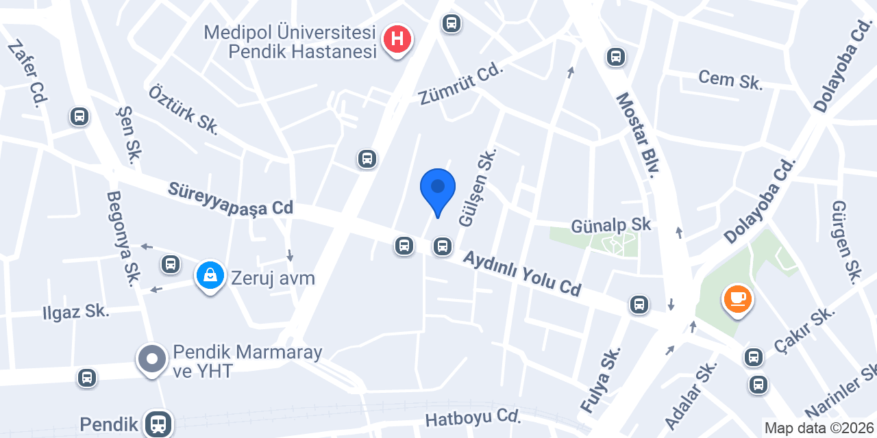 Aydın Optik Pendik konumu