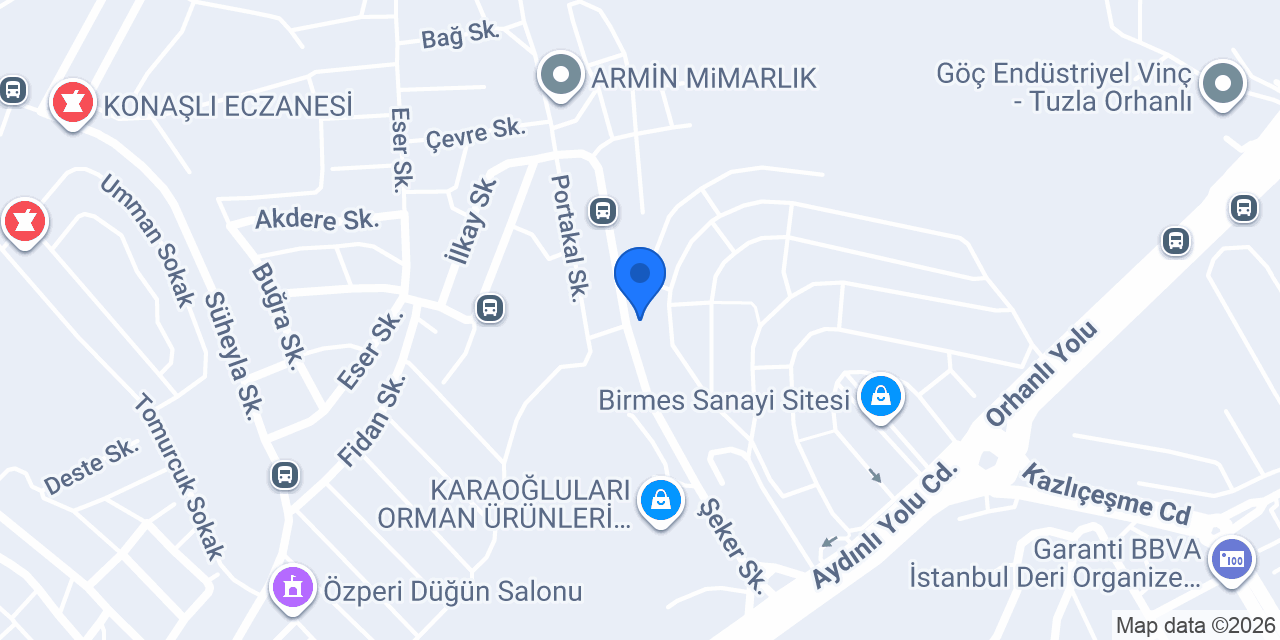 Han Yapı İnşaat Malz. konumu