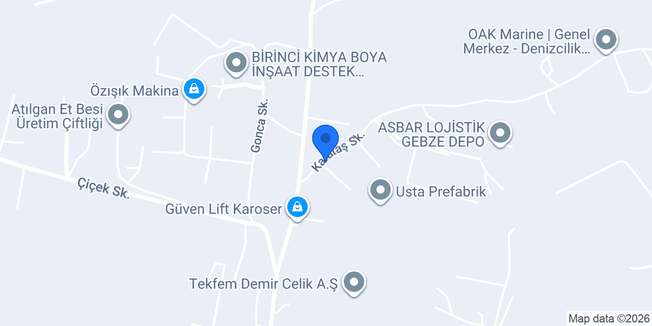 cağdaş konteyner konumu