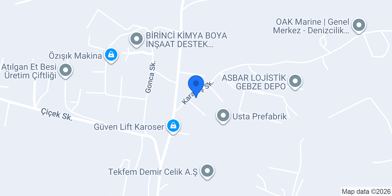 Başak Yapı Sistemleri konumu