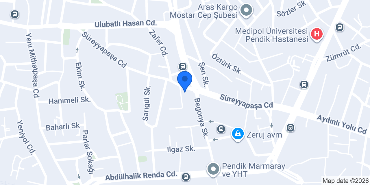 AHİ DEKOR konumu