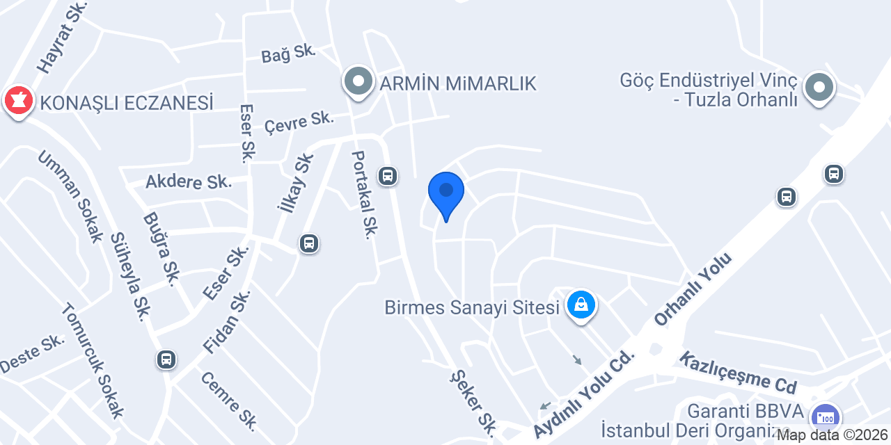 Atmaca Forklift Kiralama konumu