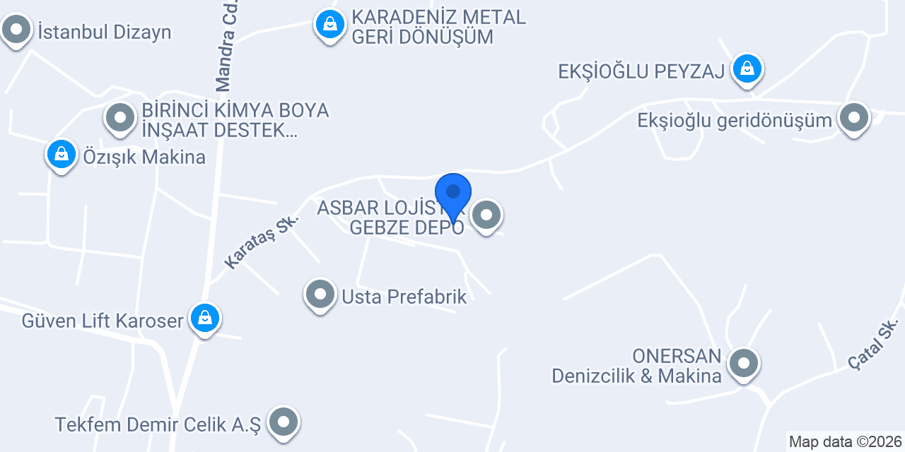 Proje Kalıp İskele konumu