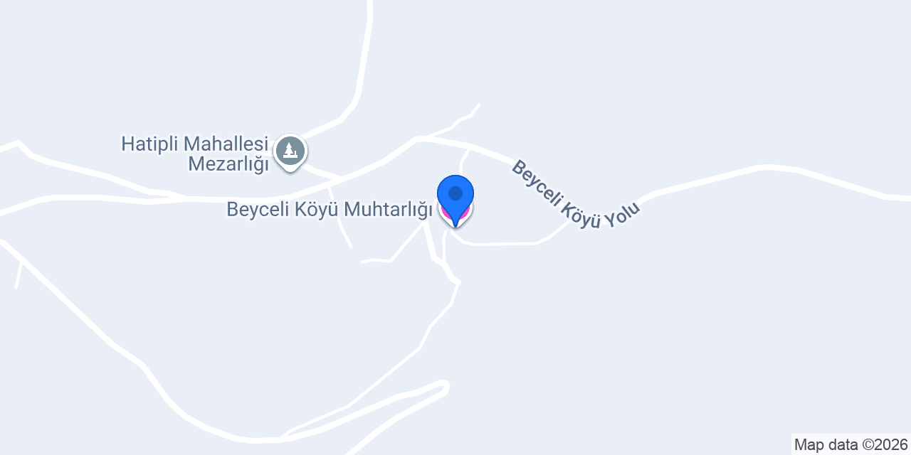 Beyceli Köyü Muhtarlığı konumu