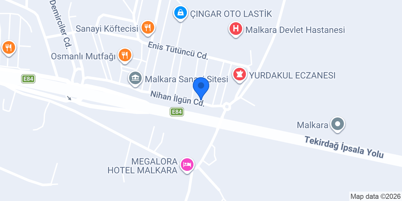 MY DEMİRCAN OTOMOTİV konumu