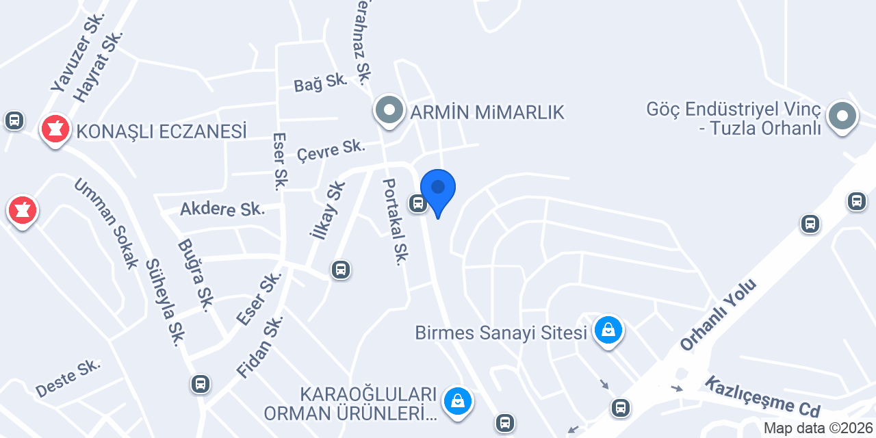BARLAS Forklift konumu