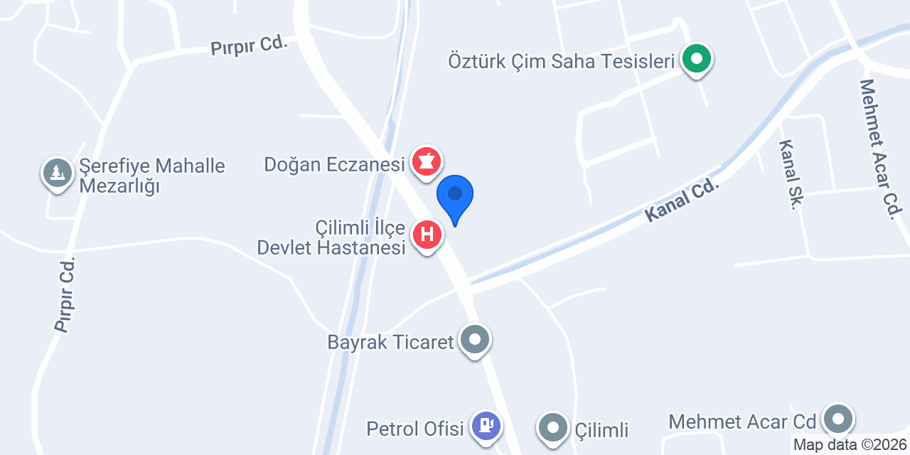 Çilimli Eczanesi konumu
