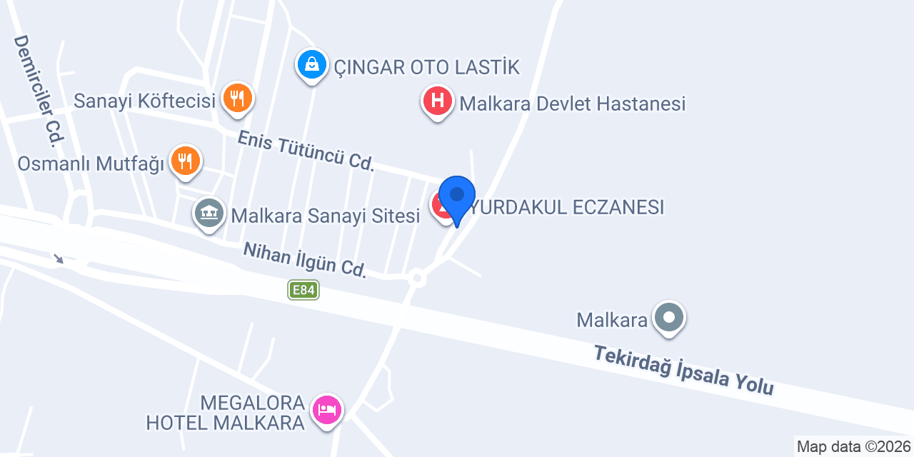 HASTANE TAKSİ konumu