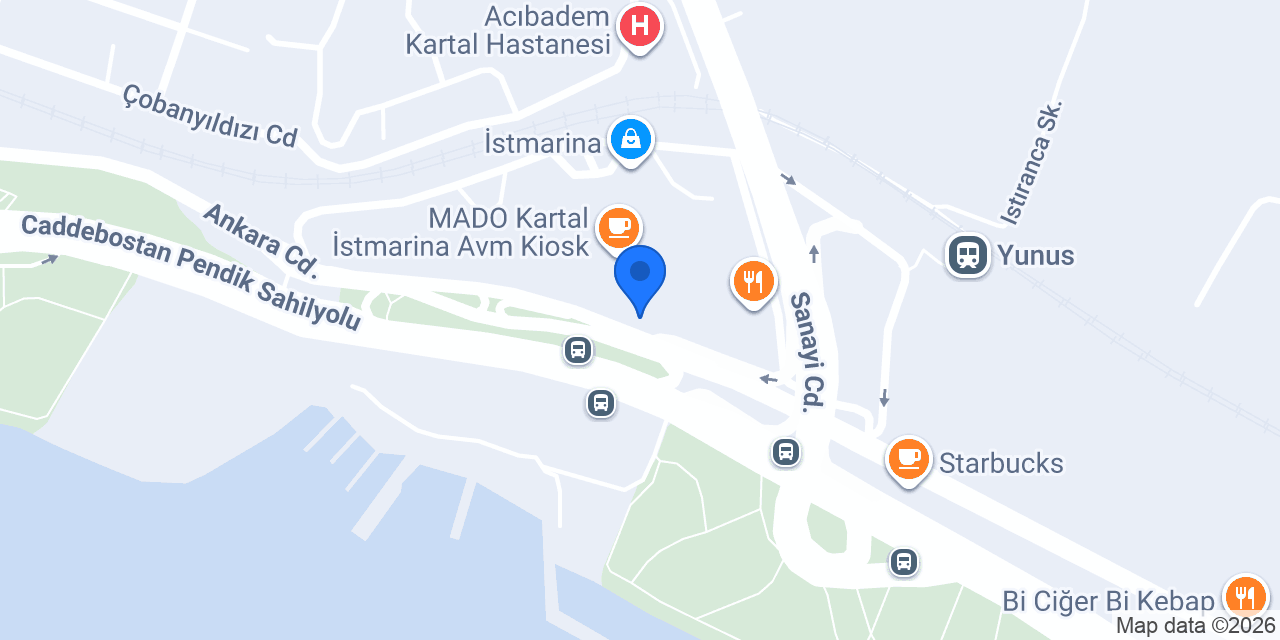 Midpoint İstmarina konumu
