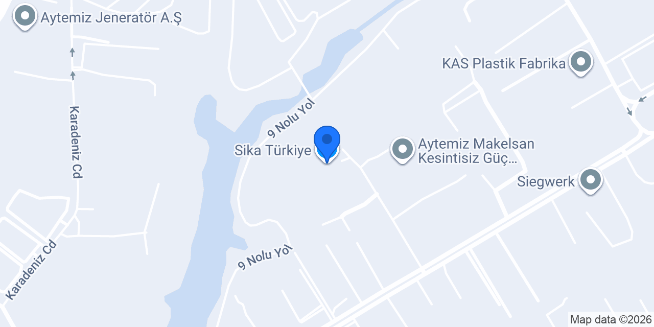 Sika Türkiye konumu