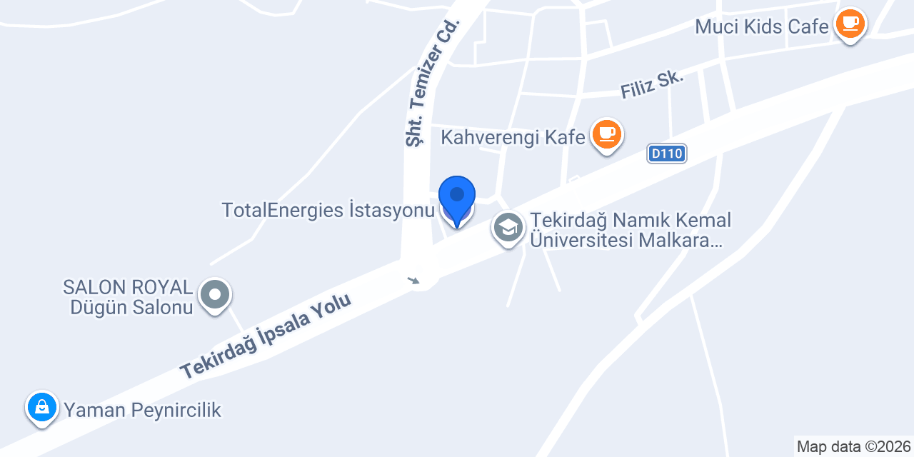 TotalEnergies İstasyonu konumu