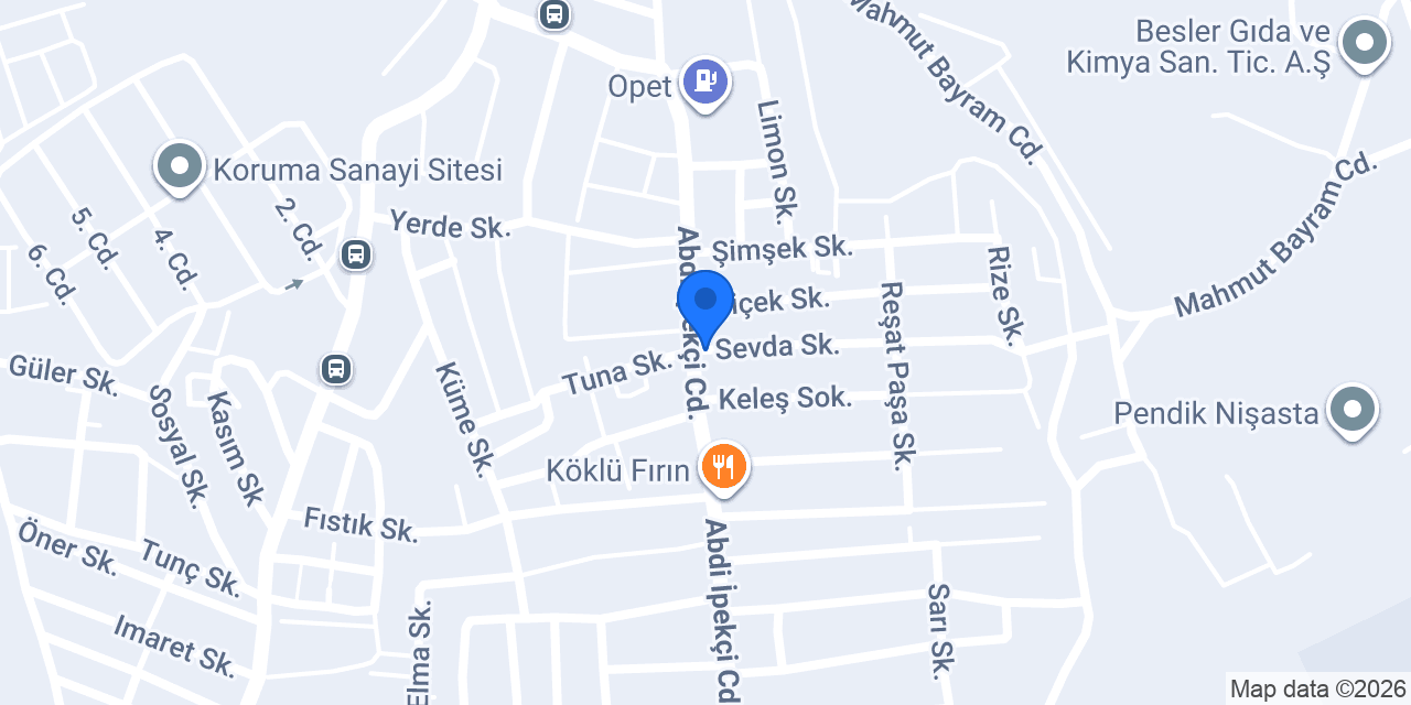 Elit Simit Fırını konumu