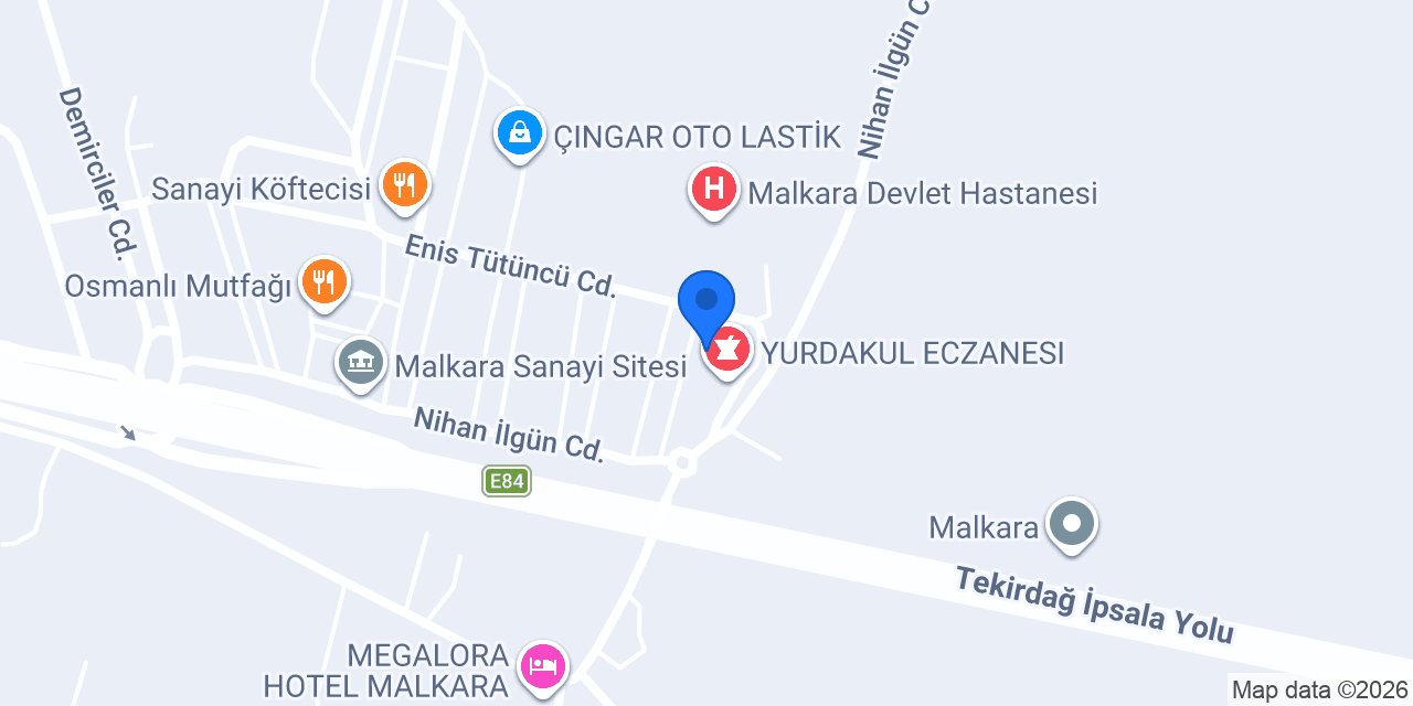 ŞAFAKLAR LPG&KKİMA konumu