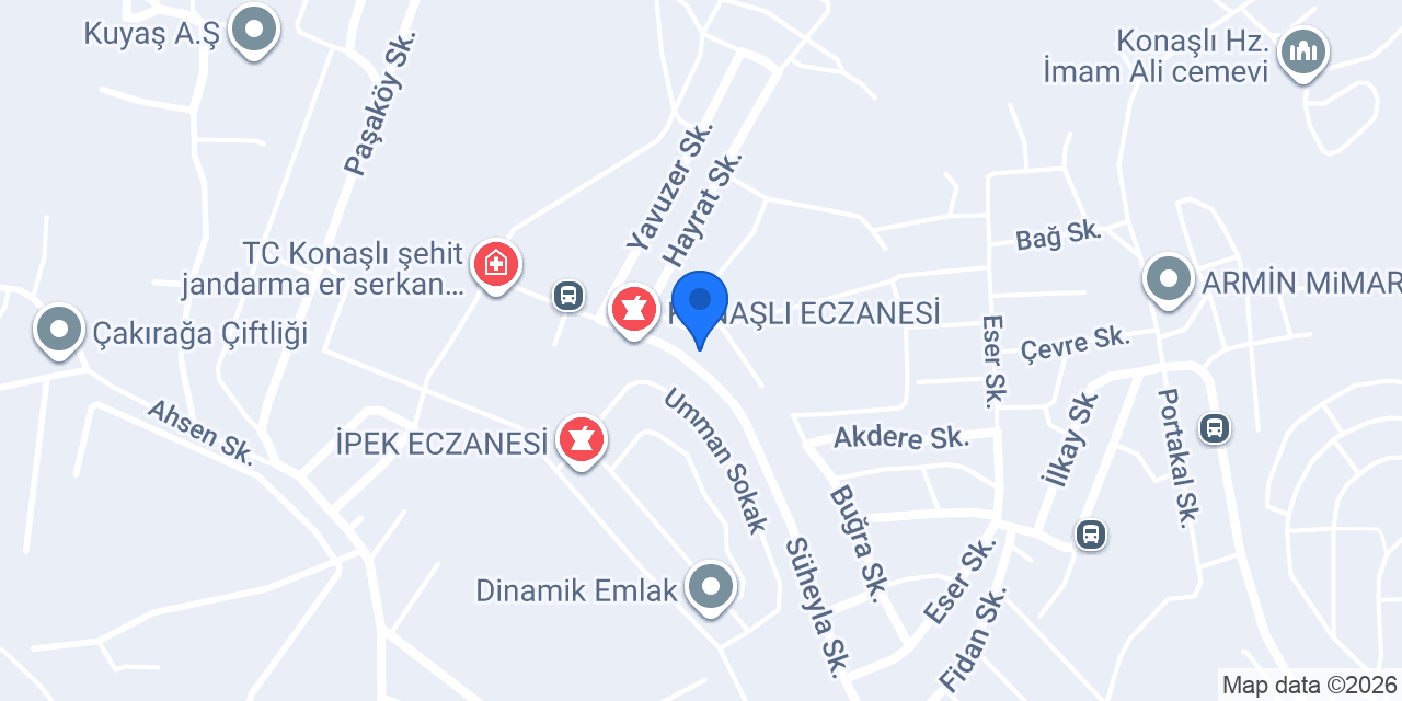 DİNAMİK EMLAK konumu