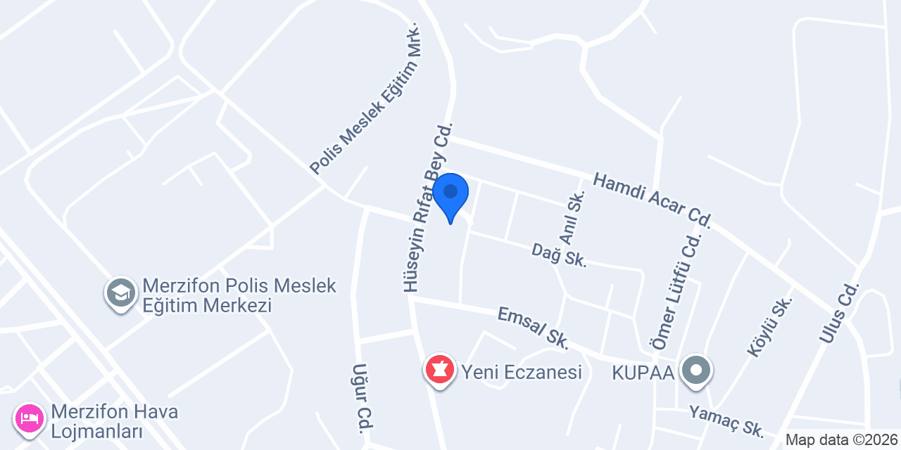 Amesia Turizm konumu