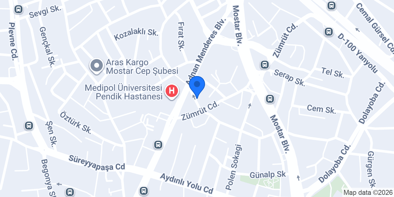 Star Çiçekçilik Pendik konumu