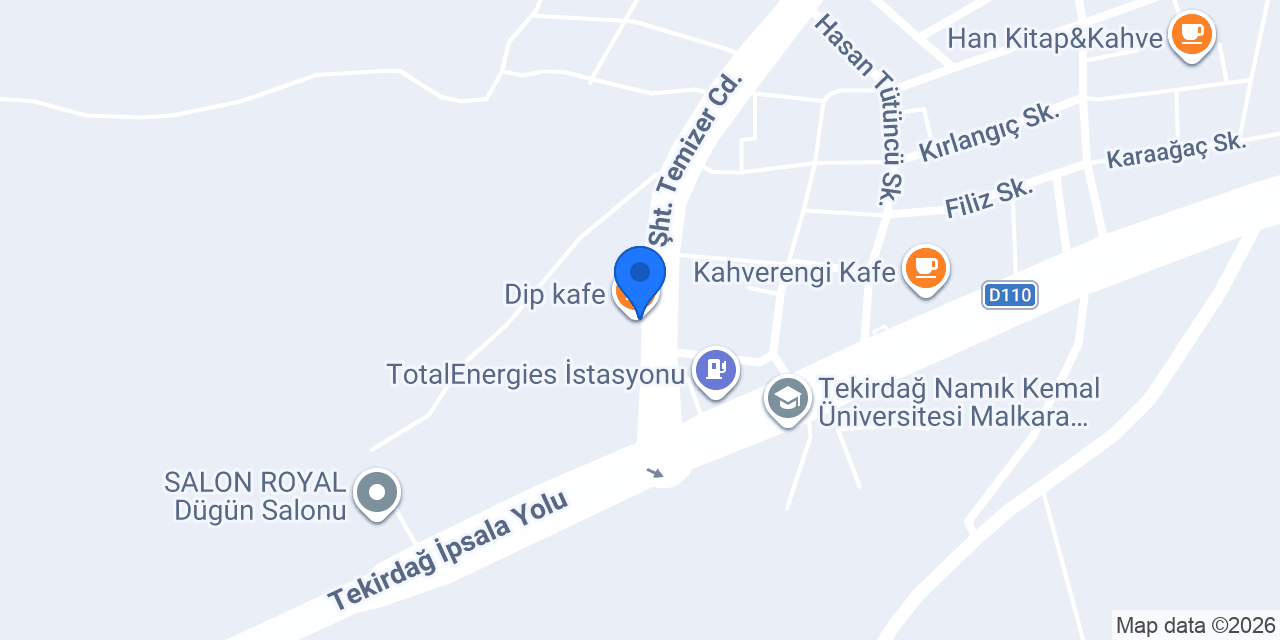 Dip kafe konumu