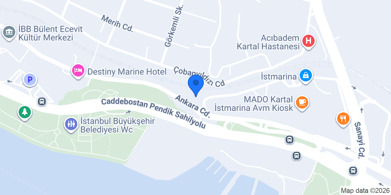 Asidatceram konumu