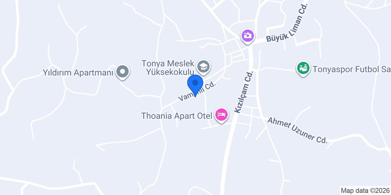 Mavi Yıldız Apart Otel konumu