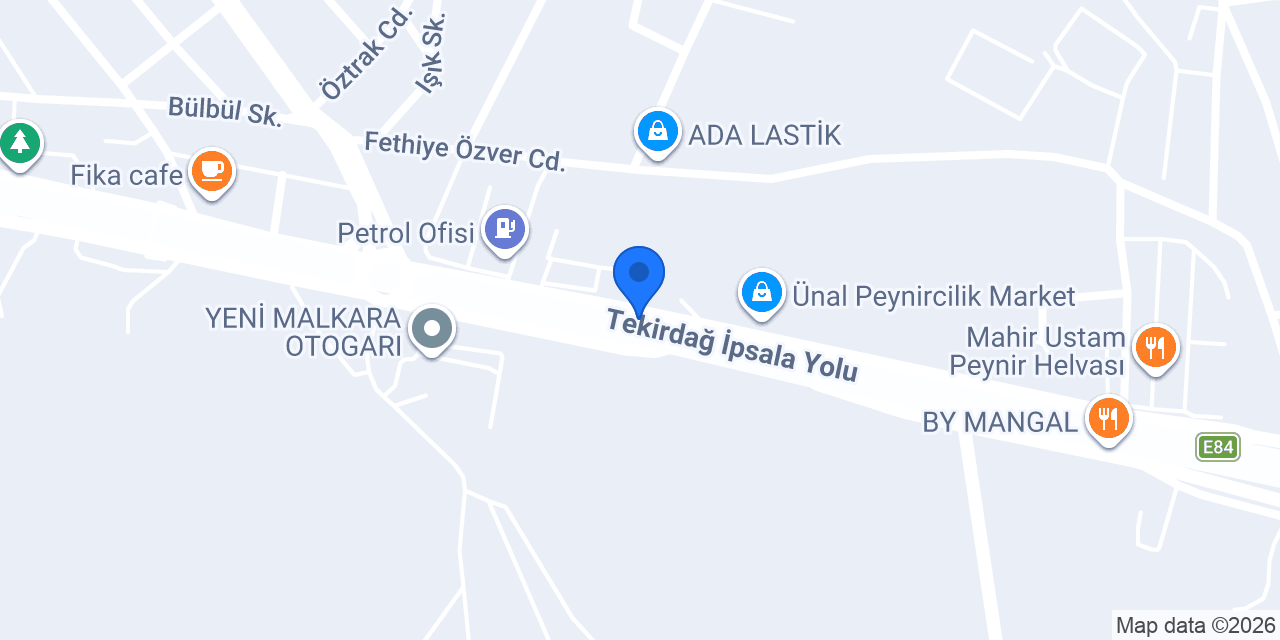 Malkara Askerlik Şubesi konumu