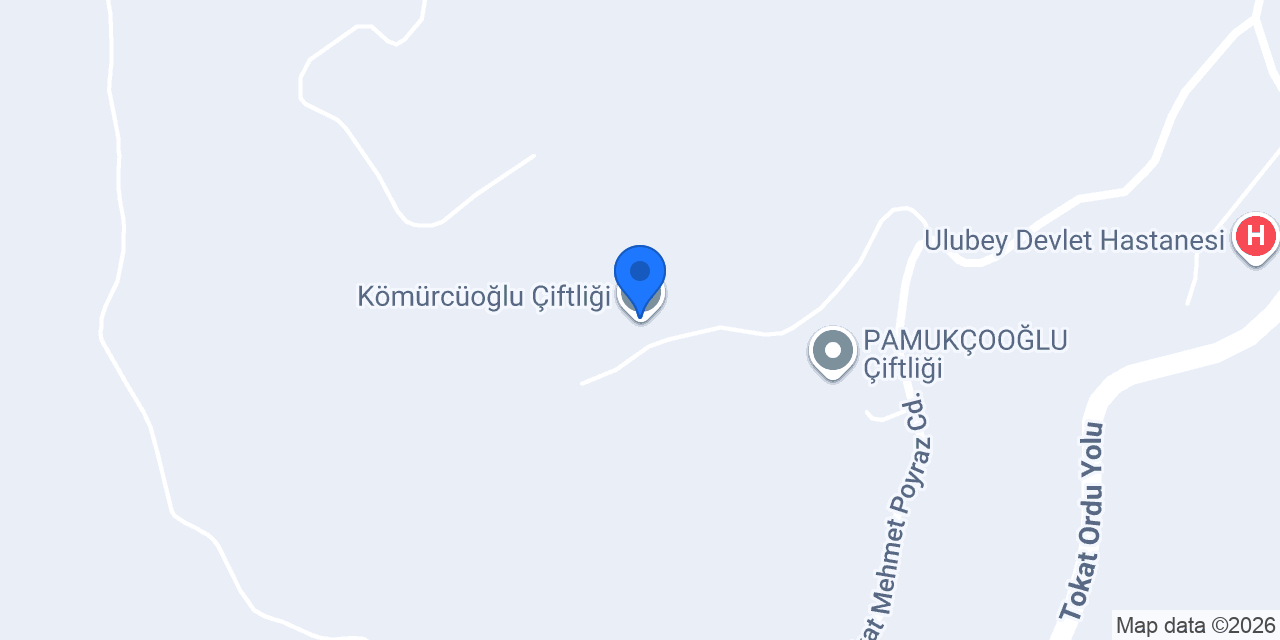 Kömürcüoğlu Çiftliği konumu