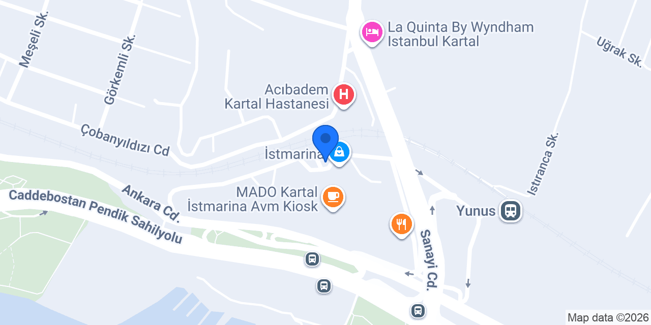 İstmarina Eczanesi konumu