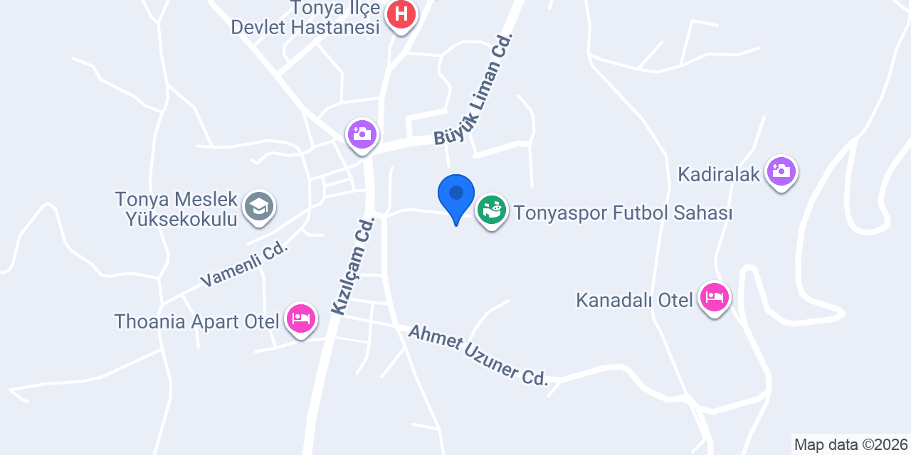 Tonya İmam Hatip Lisesi konumu